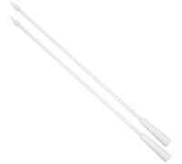 SOLUSTRE Varilla de Fibra de Vidrio para Persianas Verticales, 42-48 Cm, Juego de 2 Unidades, Barra de Apertura con Gancho, Repuesto para Estores y Accesorios de Cortinas