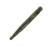 SOLUSTRE Varilla de Masaje de Jade Natural, Herramienta de Masaje Puntual Ligera y Portátil, Palito de Acupresión para Rostro y Cuerpo, Uso Profesional y Doméstico, Adecuado para