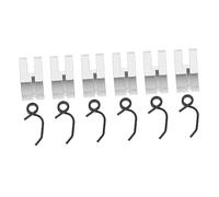 SOLUSTRE Zapatas De Embrague Metálicas Con Resorte 6 Juegos 1:8 Para Coche Rc Motor Mejora Recambios Automóvil Deportivo Uso Seguro