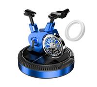 Solutero de aire giratorio solar, aromaterapia para automóvil con energía solar - de ciclismo de difusor de fragancia automotriz - Ornamento de perfume interior de ciclo de motor para dormitorio, hoga