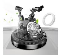 Solutero de aire giratorio solar, aromaterapia para automóvil con energía solar,de ciclo de energía solar purificador de aire - Herramienta automotriz de ornamentos de perfume para tablero