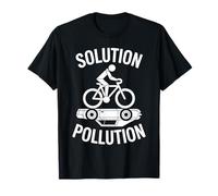 Solution Pollution Bicicleta Camiseta