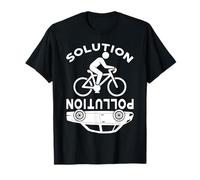 Solution Pollution Bicicleta Camiseta
