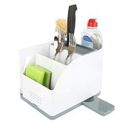 Solutions2Go 20176 Cocina Organizador, color blanco/gris