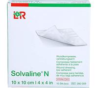 Solvaline N 10x10 cm, 10 pzas Compresas