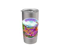 Solvang California Danish Village Tour de cata de vinos Souvenir Vaso térmico de acero inoxidable de doble pared