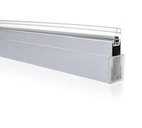 SolvaPro juego de extensión de cadera nicho para puerta batiente parcialmente enmarcada, hecho a medida, hasta altura 220cm, S2908055D, Color: bronce