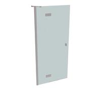 SolvaPro puerta batiente con marco parcial, 4 esquinas, con segmento fijo, fijación a la izquierda, ancho: 900mm, 7T030255G315, Cabinas de ducha: Perfil de acero inoxidable óptico Glas ESG Sand Plus