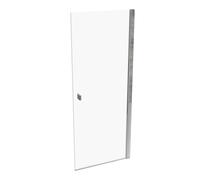 SolvaPro puerta batiente con marco parcial, 4 esquinas, montaje a la derecha, anchura: 1000mm, 7T0203092322, Cabinas de ducha: Color de perfil plata alto brillo ESG clear con ANTI-PLAQUE