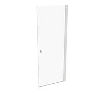 SolvaPro puerta batiente con marco parcial, 4 esquinas, montaje a la derecha, anchura 500-900mm, a medida, 7T0281182322, Cabinas de ducha: Color del perfil Edición Blanca ESG cristal transparente con