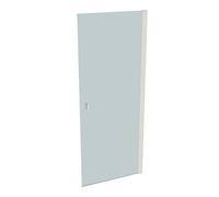 SolvaPro puerta batiente con marco parcial, 4 esquinas, montaje a la derecha, anchura: 800mm, 7T0201182315, Cabinas de ducha: Color del perfil White Edition Cristal ESG Sand Plus