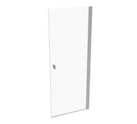SolvaPro puerta batiente con marco parcial, 4 esquinas, montaje a la derecha, anchura: 800mm, 7T020155G321, Cabinas de ducha: Profilfarbe acero inoxidable óptica Glas ESG klar