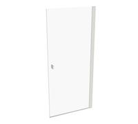 SolvaPro puerta batiente con marco parcial, 4 esquinas, montaje a la derecha, anchura: 900mm, 7T0202182321, Cabinas de ducha: Color del perfil Edición en blanco Cristal ESG transparente