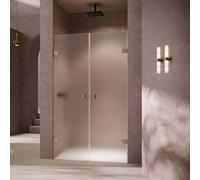 SolvaPro puerta batiente, sin marco, 4 esquinas, montaje a izquierda y derecha, anchura 1201-1800mm, altura 1200-2000mm, a medida, 7R3382182315, Cabinas de ducha: Color del perfil White Edition Crista
