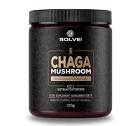 Solve Labs® ● Extracto en polvo de hongo chaga siberiano premium ● 10% de beta-D-glucanos ● Extracto 10:1 ● Sin rellenos ni aditivos ● 100 g ● Suministro para 3 mes.