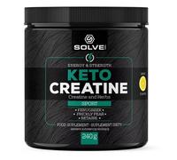 Solve Labs Keto Creatina Monohidrato, Limón - 240 g