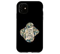 Solving Life One Square At A Time Puzzle Logic Carcasa para iPhone 11