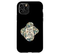 Solving Life One Square At A Time Puzzle Logic Carcasa para iPhone 11 Pro