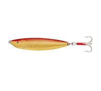 Solvkroken Stingsilda - Pilker dorado y rojo, peso/longitud/tamaño del gancho: 125 g - 11,5 cm - talla 4/0