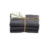 Solwang Paños de limpieza de algodón de color gris oscuro