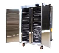 Solycarpa Armario Caliente para Hostelería de 30°C-110°C de Acero Inoxidable con Turbina de Convección para Comida con Regulador de Temperatura y Humidificador. Potencia de 2620W.