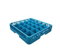 Solycarpa Cesta de Lavado Profesional para Vasos y Copas - 25 Compartimentos, Resistente al Calor, Ideal para Uso en Hostelería, Hoteles y Eventos, Apto para Lavavajillas