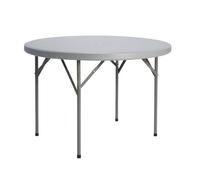 Solycarpa Mesa Redonda Plegable Ø110 cm | Mesa Catering de PVC