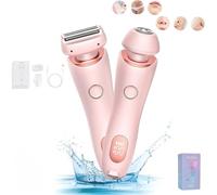 Solys Razor - Solys Smoothshave Razor, Solys Razor for Women, Solys Smoothshave Razor, Silk Glide Pro Shaver, Solys Electric Razor, 2 in 1 Electric Shaver Razors for Women, Wet & Dry (Pink)
