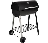 Somagic Barbacoa de carbón de acero negro