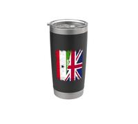 Somalilandia Bandera del Reino Unido Herencia británica de Somalilandia Vaso térmico de acero inoxidable de doble pared