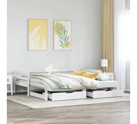 Somanki Sofá Cama con cajones sin colchón Blanco 90x190 cm, Sofa Cama, Sofas De Salon, Sofas Modernos - 3302147