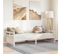 Somanki Sofá Cama con colchón Madera Maciza de Pino Blanco 90x200 cm, Sofa Cama, Sofas De Salon, Sofas Modernos - 3321051