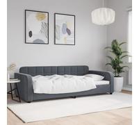 Somanki Sofá Cama sin colchón Terciopelo Gris Oscuro 90x200 cm, Sofa Cama, Sofas De Salon, Sofas Modernos - 354059