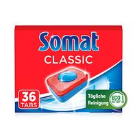 Somat Classic Spülmaschinen Tabs (36 pestañas), Geschirrspül Tabs für eine kraftvolle Reinigung, Spültabs hinterlassen strahlend sauberes Geschirr sogar bei niedrigen Temperaturen