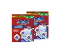 Somat Duo - Pastillas limpiadoras para lavavajillas, contra la grasa + extra fuerza contra la cal, 2 unidades (2 x 12 unidades)