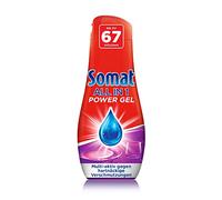 Somat Gel Power Gel (67 lavados), detergente para lavar platos, disolvente instantáneo para 0% residuos, incluso en programa corto, 100% plástico reciclado