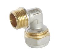 SOMATHERM FOR YOU - 3774-20-15S - Compresión codo de tubería multicapa Ø 20 - Masculino 15/21 (1/2 '')