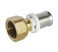 SOMATHERM FOR YOU - / 5703-16-20 - acoplamiento recta tubo de sujeción de múltiples capas Ø16 - tuerca rotativa Mujer 20/27 (3/4 '') Para conectar un Ø16 diámetro del tubo multicapa