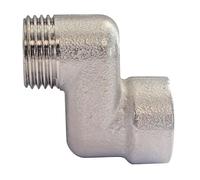 SOMATHERM FOR YOU, 601520707, Raccord excentrado 20mm MF1/2 (15x21) latón niquelado, facilita la conexión de un radiador con la entrada de agua.