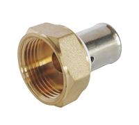 SOMATHERM FOR YOU - acoplamiento recta tubo de sujeción PARA Ø20 - tuerca de rótula hembra 15/21 (1/2 '') Para conectar un diámetro de tubo Ø20 PARA