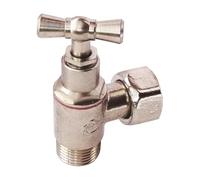 SOMATHERM FOR YOU - aseo grifo de soporte a M12 chapado en níquel soporte / 17 (3/8 '') - Nut prisionero 12/17 (3/8 '')