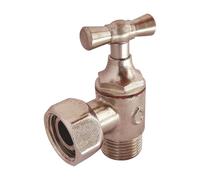 SOMATHERM FOR YOU - aseo soporte de grifo para soporte de níquel crudo M12 / 17 (3/8 '') - tuerca prisionero 12/17 (3/8 '')