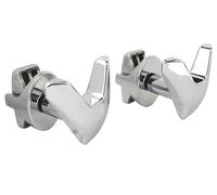 SOMATHERM FOR YOU - B21815B - ganchos V para toalla seca Chrome - tubo redondo para el tornillo