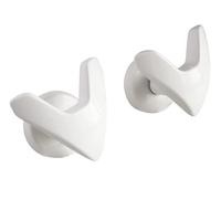 SOMATHERM FOR YOU - B21816B - Hooks V para la toalla blanco seco - para el tornillo del tubo plano