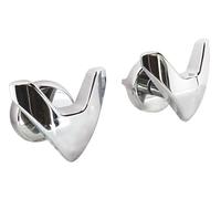 SOMATHERM FOR YOU - B21817B - ganchos V para toalla seca Chrome - tubo plano para el tornillo