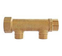 SOMATHERM FOR YOU - bronce colector - 2 salidas masculina 15/21-20/27 femeninas de entrada - salida Buck 20/27