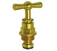 SOMATHERM FOR YOU - Cabeza con Palanca con Prensaestopas M23-150 - Latón Cepillado - Ø23 mm - Resistente a la Corrosión - Para Instalaciones de Fontanería Estándar