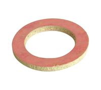 SOMATHERM FOR YOU - CJ705 - Conjunto de 10 fibra de color rosa anillos 12/17. La junta de fibra permite el sellado en las conexiones (agua, aceite, gas, aire, combustible (moderado))