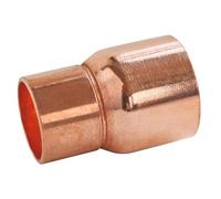 SOMATHERM FOR YOU - cobre conector de soldadura - Reducir el acoplamiento hembra doble Ø14-12 - Conforme NF