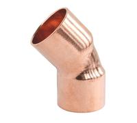 SOMATHERM FOR YOU - cobre de soldadura conector - 45 ° doble Ø18 codo hembra - Cumple NF